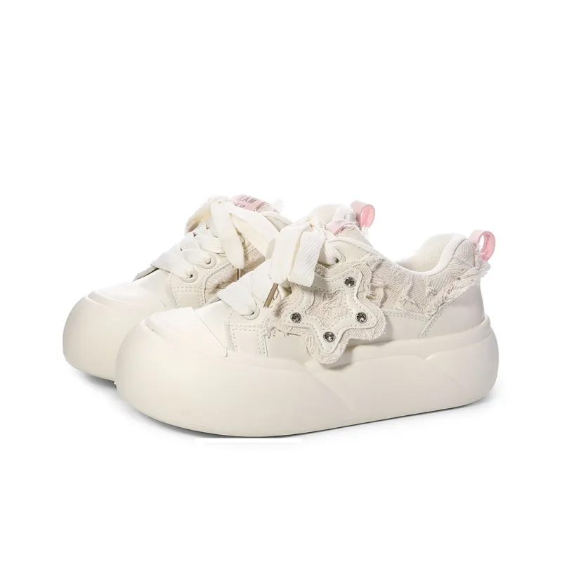 Lovely You Lightweight Cushioning Low-Top Skateboard Shoes Women's-11