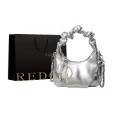 Silver+Charm+Shopping Bag