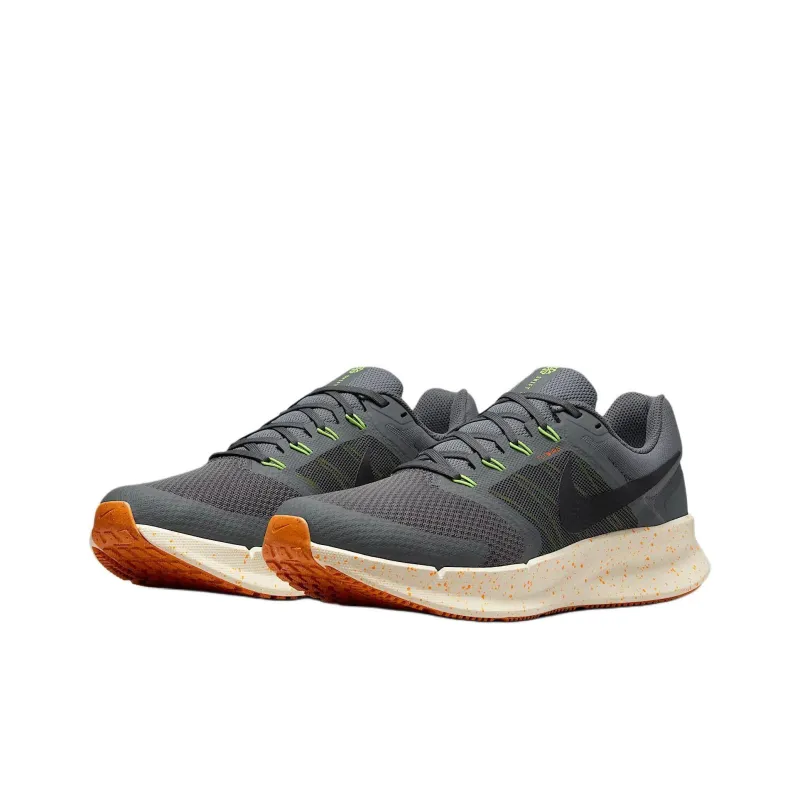 Nike Run Swift 3 Iron Grey Total Orange Volt Black-2