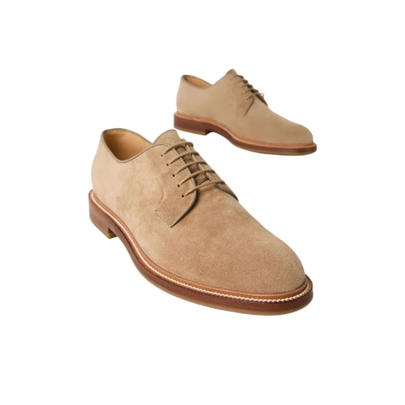 Brunello Cucinelli Suede Derbu Shoes-2