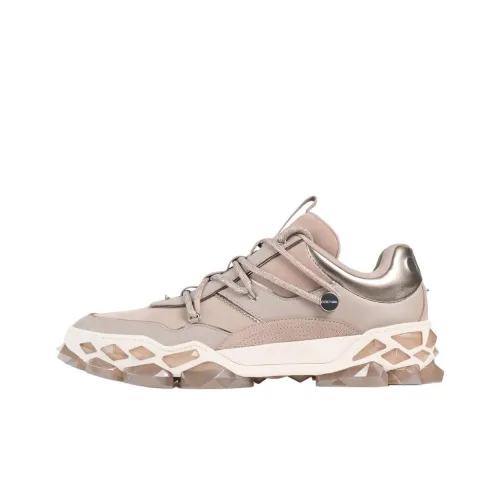 Jimmy Choo DIAMOND X II /M Low Top Casual Shoes Men's Taupe