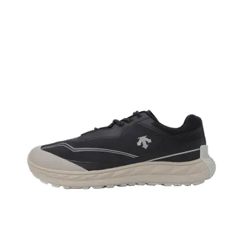 DESCENTE Anti Slip Wear Resistant Low Top Casual Shoes Unisex Black