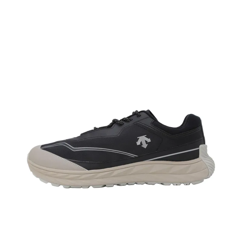 DESCENTE Anti-Slip Wear-Resistant Low-Top Casual Shoes Unisex Black-0