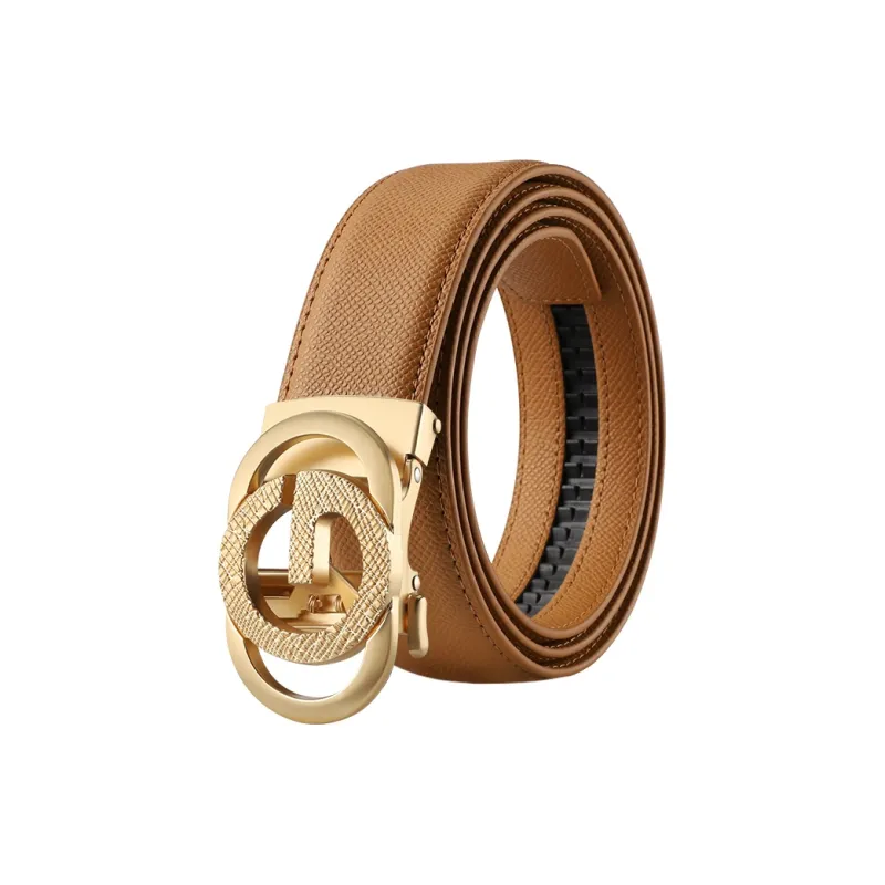 15 MINS Cow Split Leather Belts Men's Width 3.5cm-8