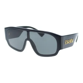 FANSIZHE Acetate Irregular Shape Sunglasses Unisex Black