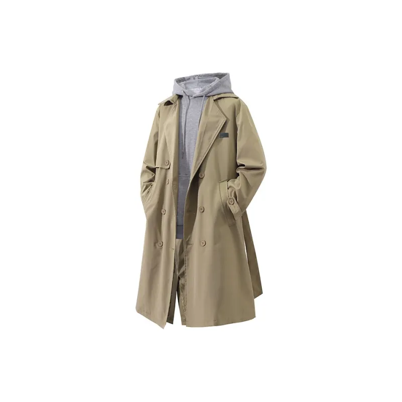 YOSICIL Trench Coat Unisex Black-10