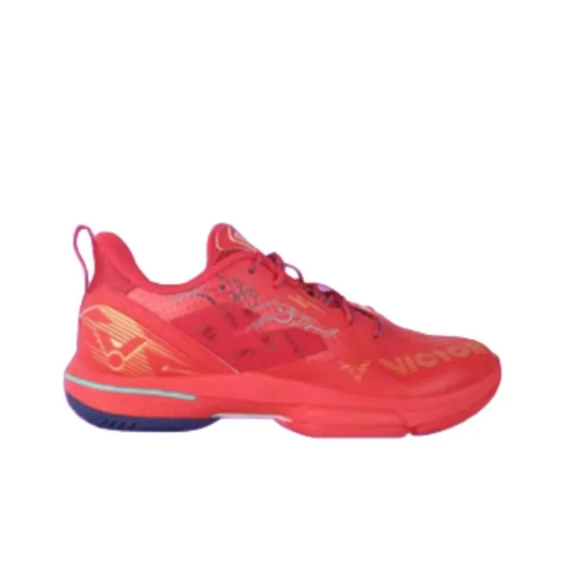 VICTOR THUNDER PLUS Cushioning, Wear Resistant Low Top Badminton Shoes Unisex Mismatched-1