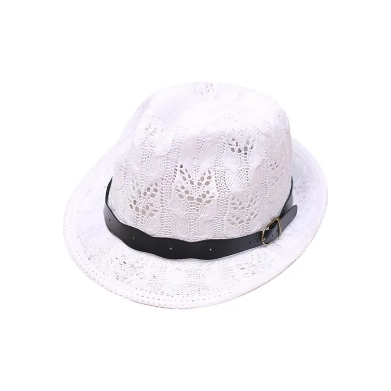 Ai Jiawei Straw Woven Top Hats Unisex-6