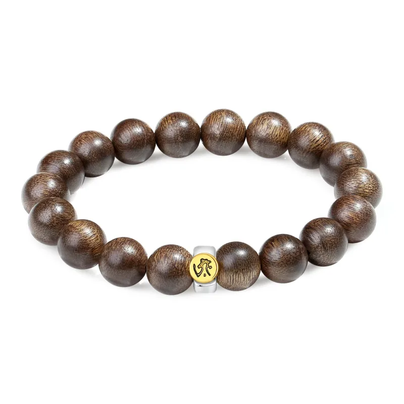 PUTUOSHANWENCHUANG Fragrance Agarwood Bracelets Unisex-14