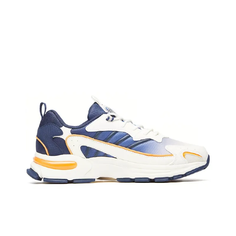 Anta Millennium Glacier Cushioning Abrasion Resistant Breathable Low Top Running Shoes Men's Blue Orange-1