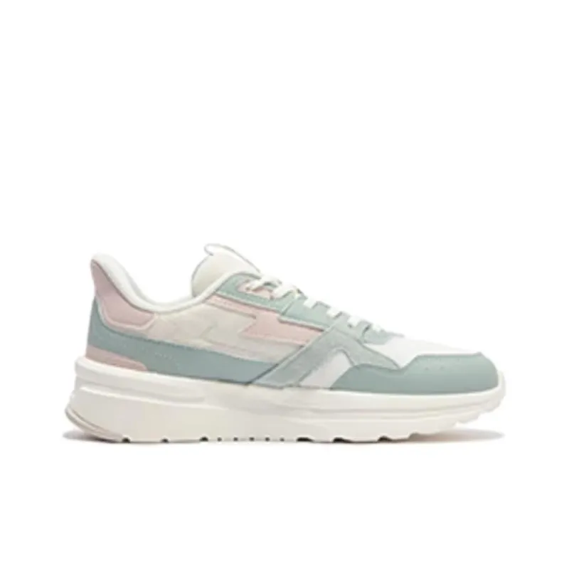 361° Abrasion Resistant Low Top Casual Shoes Women's Beige Green-1