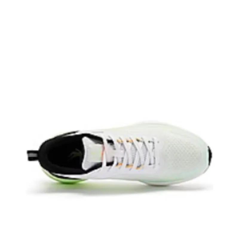 QIAODAN Boundless 5SE Cushioning Breathable Low-Top Casual Running Shoes Men's Gray Cyan-3