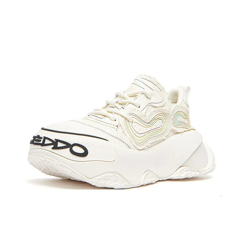 KEDDO Paint Unset 2nd Generation Height Increasing Low-Top Casual Shoes Women's-1