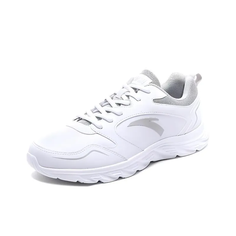Anta Shock Absorbers With Slip Resistant And Abrasion Resistant Properties Low Top Running Shoes Men's White-2