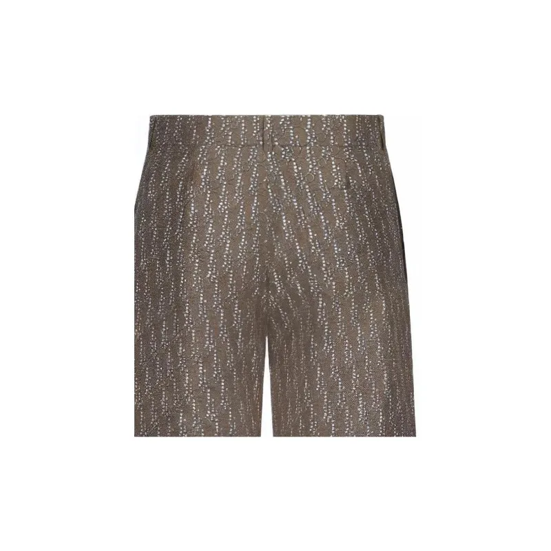 DIOR Casual Shorts Men Brown-4