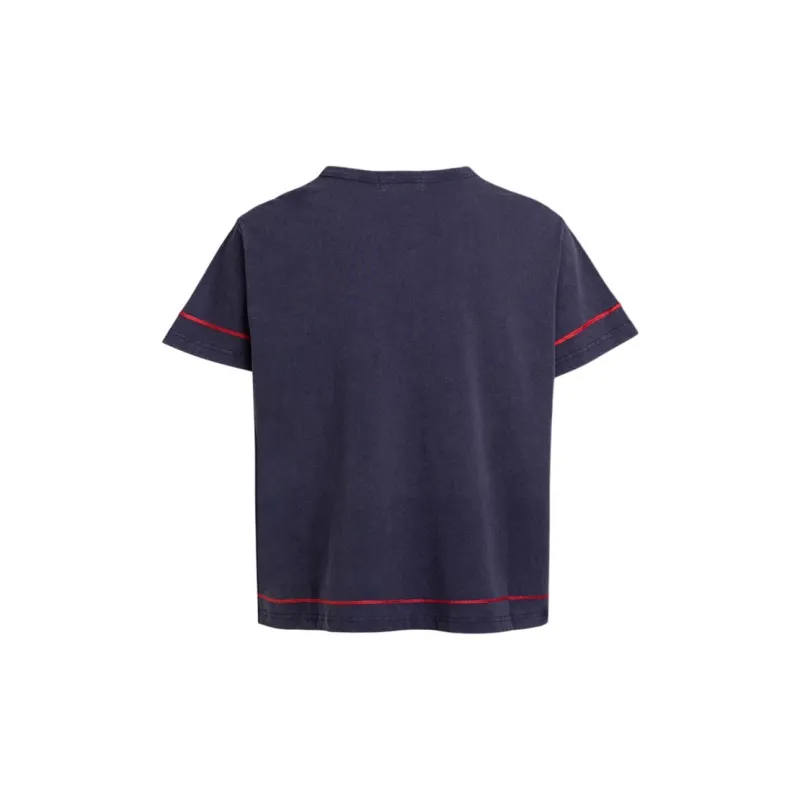 Profound T Shirt Men's Washed Navy Blue-1