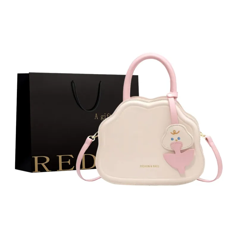REDOO PU Shoulder Bag Regular Women's Pink/Yellow-0