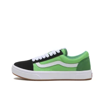 MIN NANO x Vans New Jazz Anti Slip Wear Resistant Low Top Skateboard Shoes Unisex Green Black