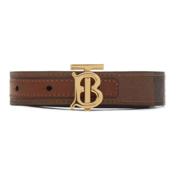 Burberry Artificial Leather Belts Women's Brown Width 2CM