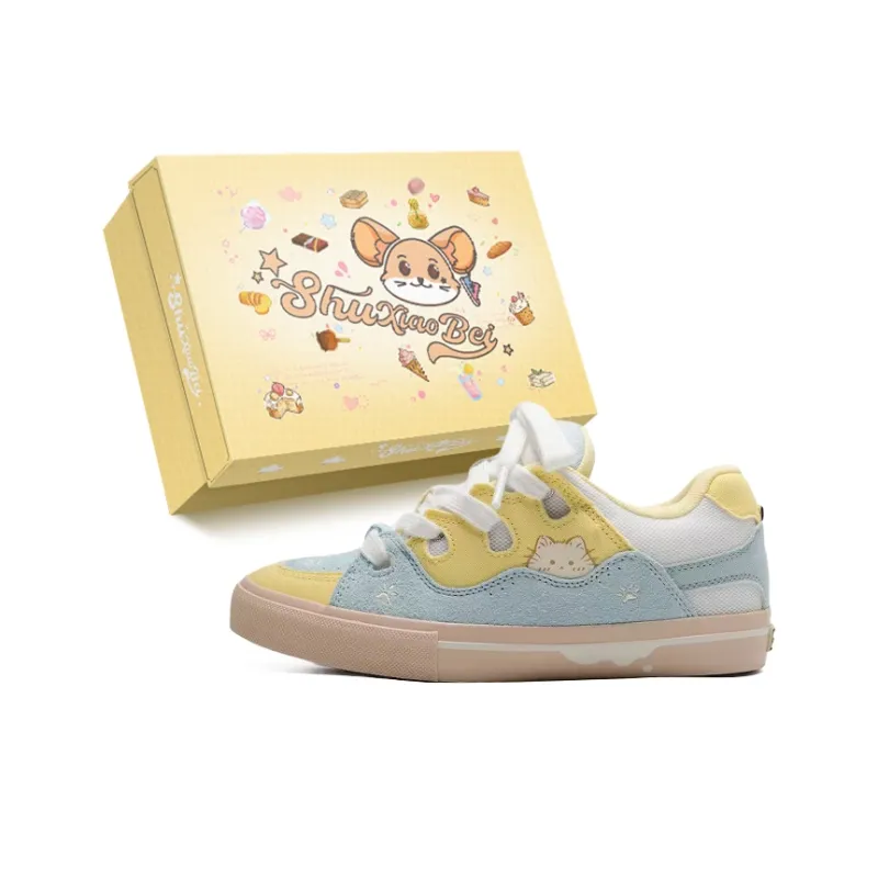 SHUXIAOBEI Doll Collection Puffy Shoes Low Top Skateboard Shoes Women's-26