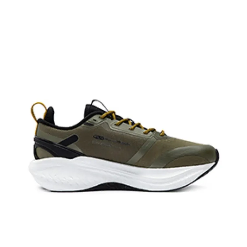 361° Foam Explosion 4.0 Slip-Resistant Cushioning Coverage Low-Top Sprint Running Shoes Men's Olive Green-2