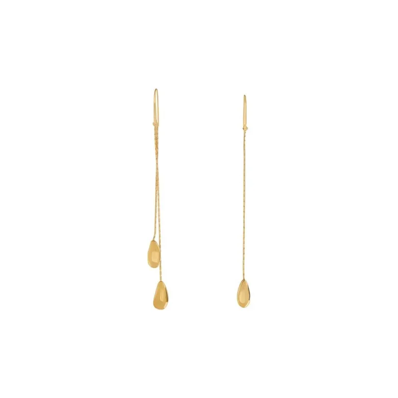 ISABEL MARANT ETOILE Isabel Maran Shiny Day Asymmetric Drop Earrings-1
