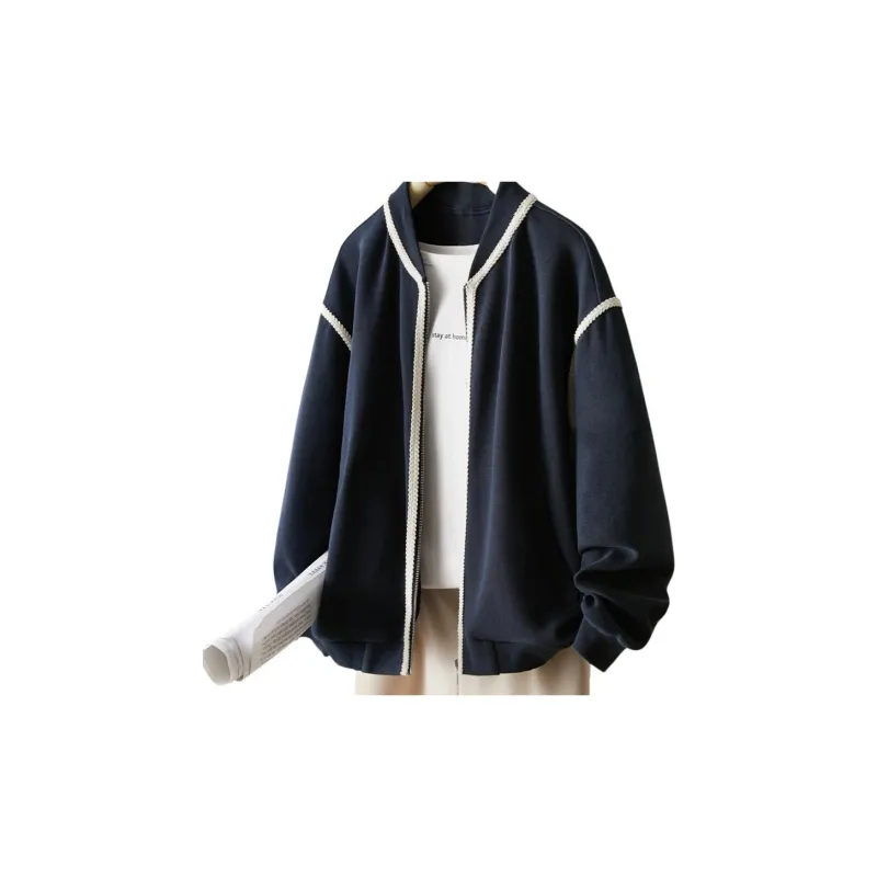 IHIMI Jackets & Coats Women's Navy Blue-1