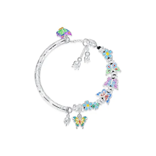 Su Garden S 999 Fine Silver Sterling Silver Bracelets Women's