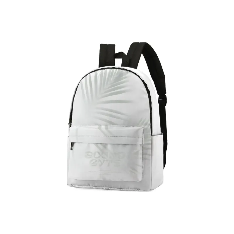 Soundbyte Polyester Students Backpack Regular Unisex White-2