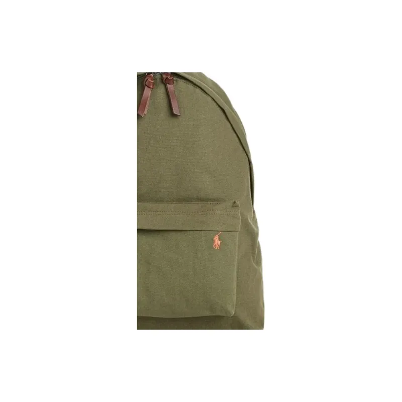 Ralph Lauren Canvas Backpack Unisex Green-3