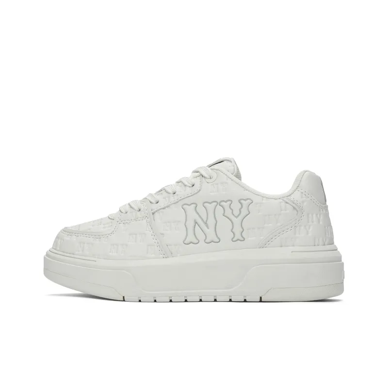 MLB Chunky Liner Anti-Slip Wear-Resistant Low-Top Casual Shoes Unisex White-0