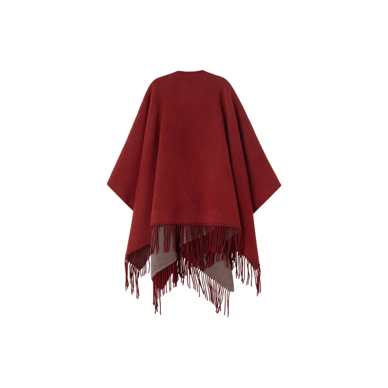 SOON FLOWER Coat Women's Burgundy-1
