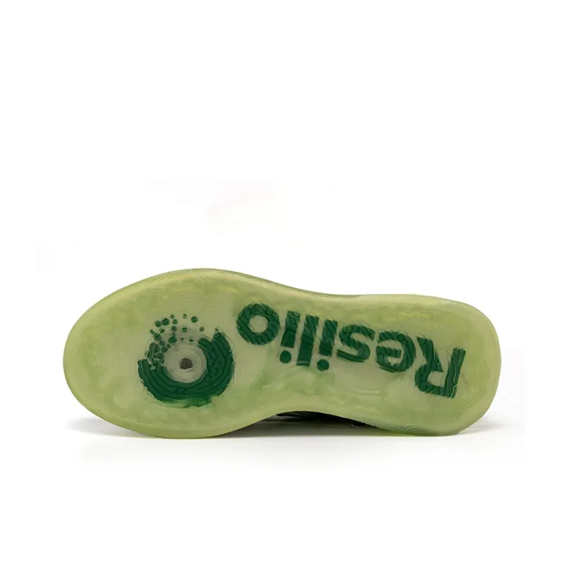 ONEMIX Durable Breathable Coverage Low Top Skateboard Shoes Unisex Parrot Green-4