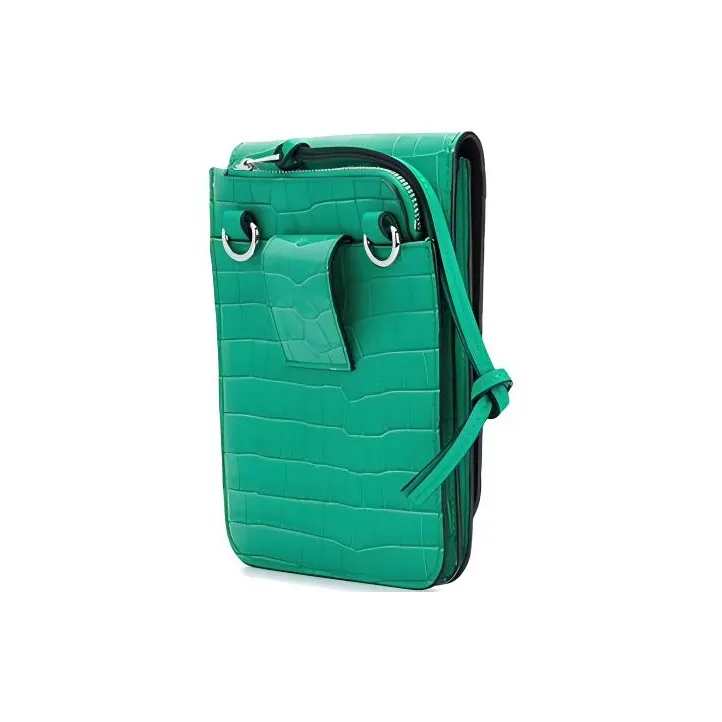 LOEWE Crocodile Leather Camera Bags Crossbody Bags Women's Light Green-3