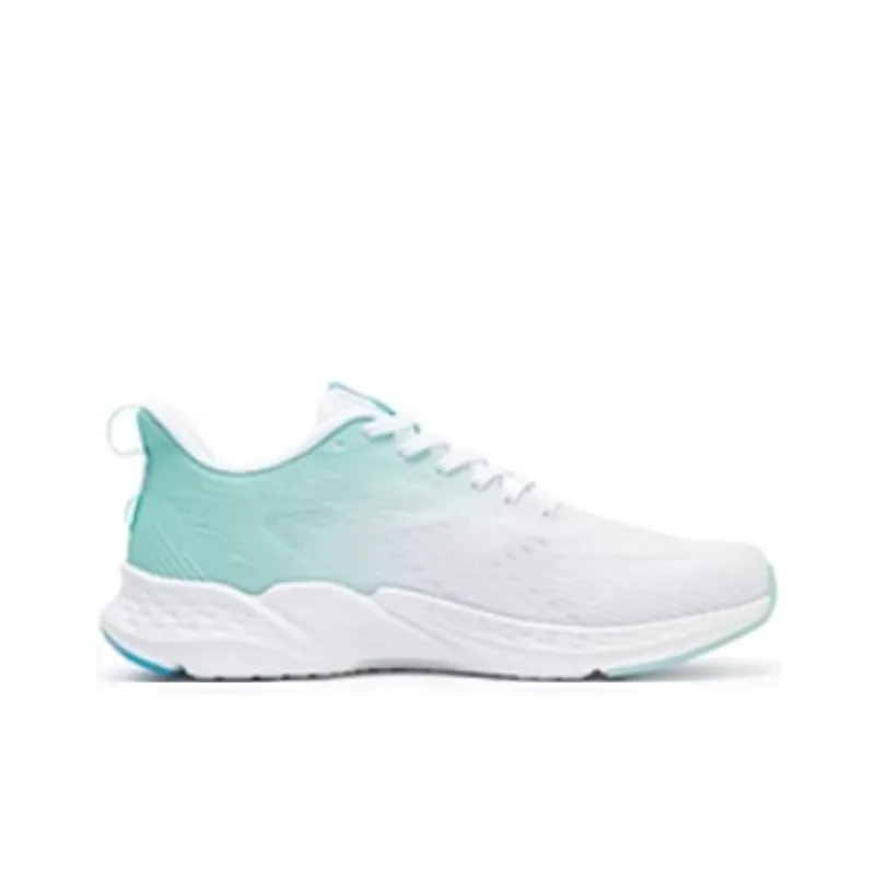 361° Cushioning Wear Resistant Low Top Running Shoes Men's White Blue-1