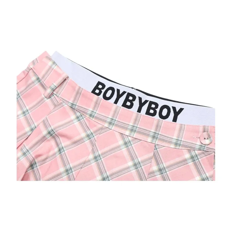 BOY BY BOY Casual Short Skirts Women's Pink-2
