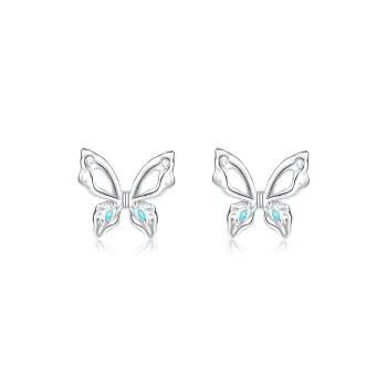 Zbird Sterling Silver Stud Earrings Women's