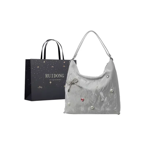 Smart PU Shoulder Bag Large Size Women's Silver/Blue/Ecru/Black