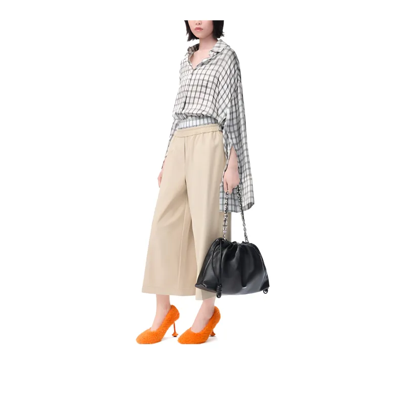 LOEWE Checked Satin Shirt-1