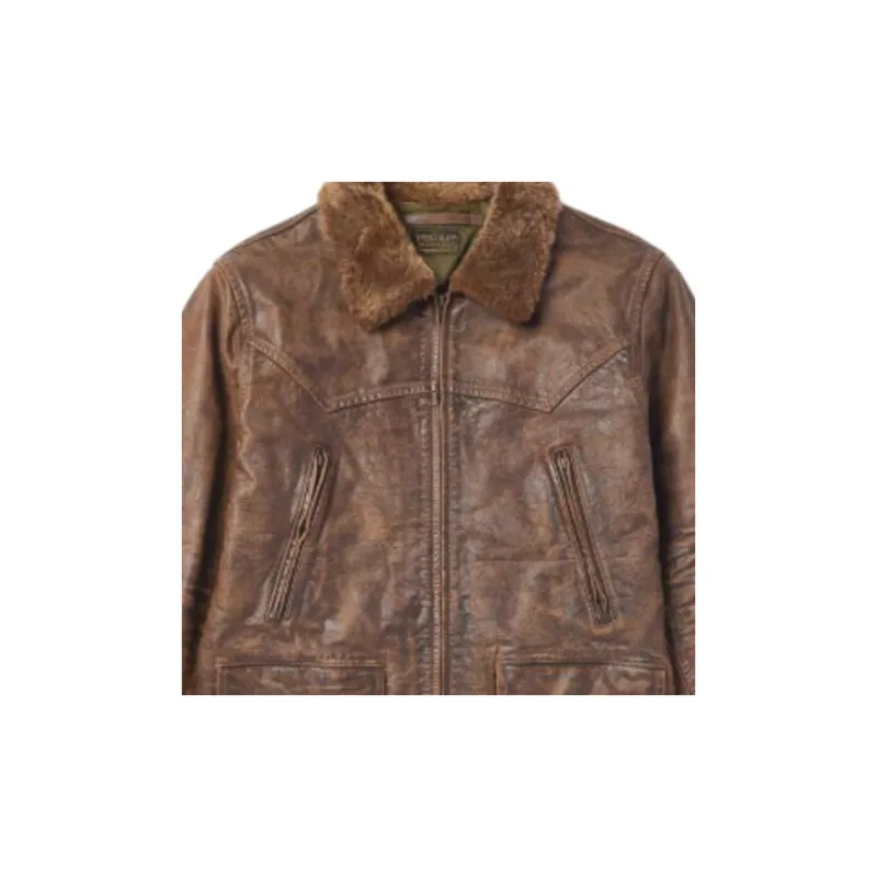 Ralph Lauren Rrl Bradley Leather Jacket-5