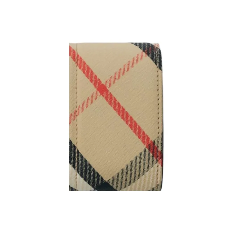 Burberry Polyester With Cotton And Polyurethane Wallet Women's Sand-5