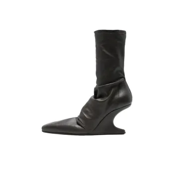 RICK OWENS/RO Cantilever Ankle Boots 8.5cm Women's Black