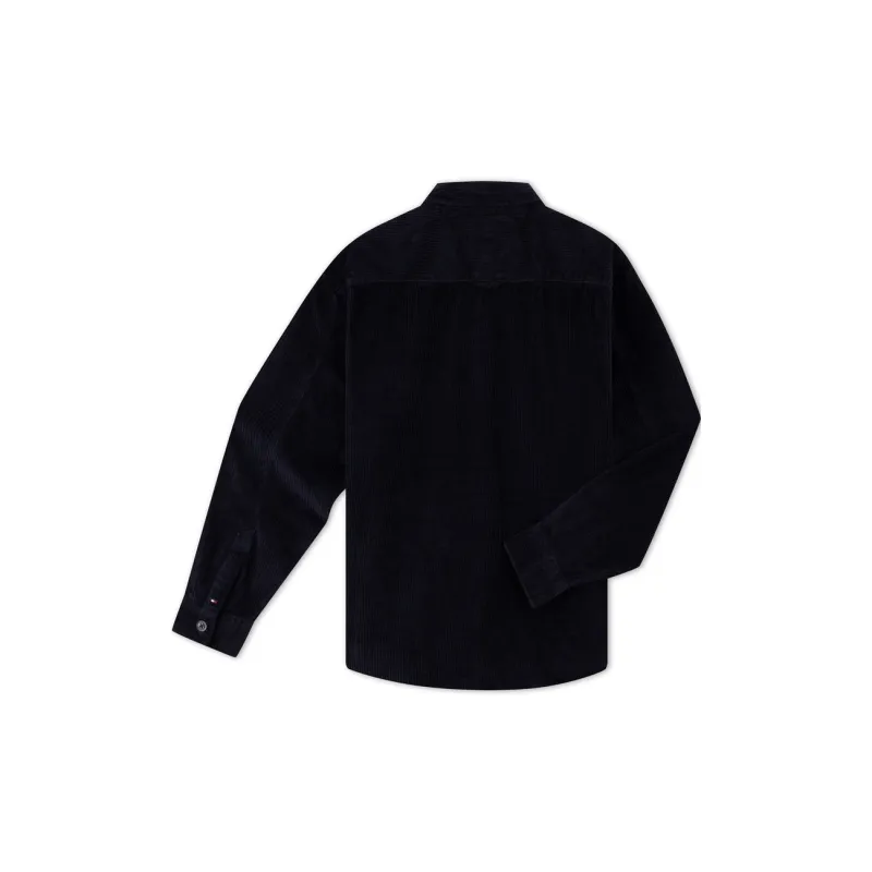 Tommy Hilfiger Rubberised logo Corduroy Overshirt-1