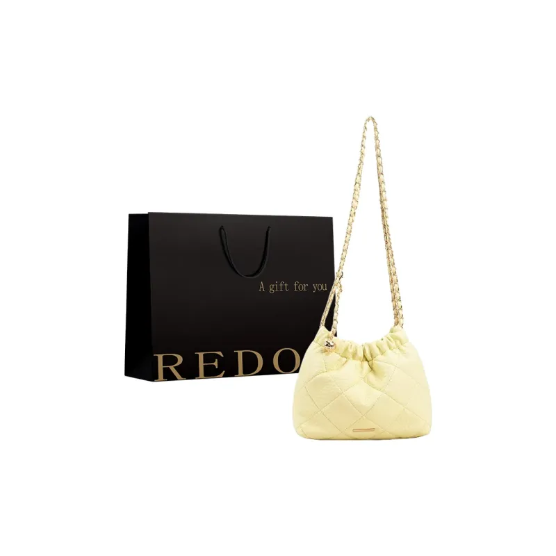 REDOO PU Crossbody Bag, Shoulder Bag Women's White/Milk Tea Apricot/Yellow/Black-3