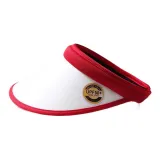 White+Red Trim (Brim 12cm)