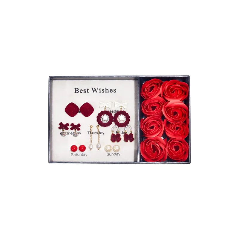 Taste The Color Pearl Stud Earrings Women's-3