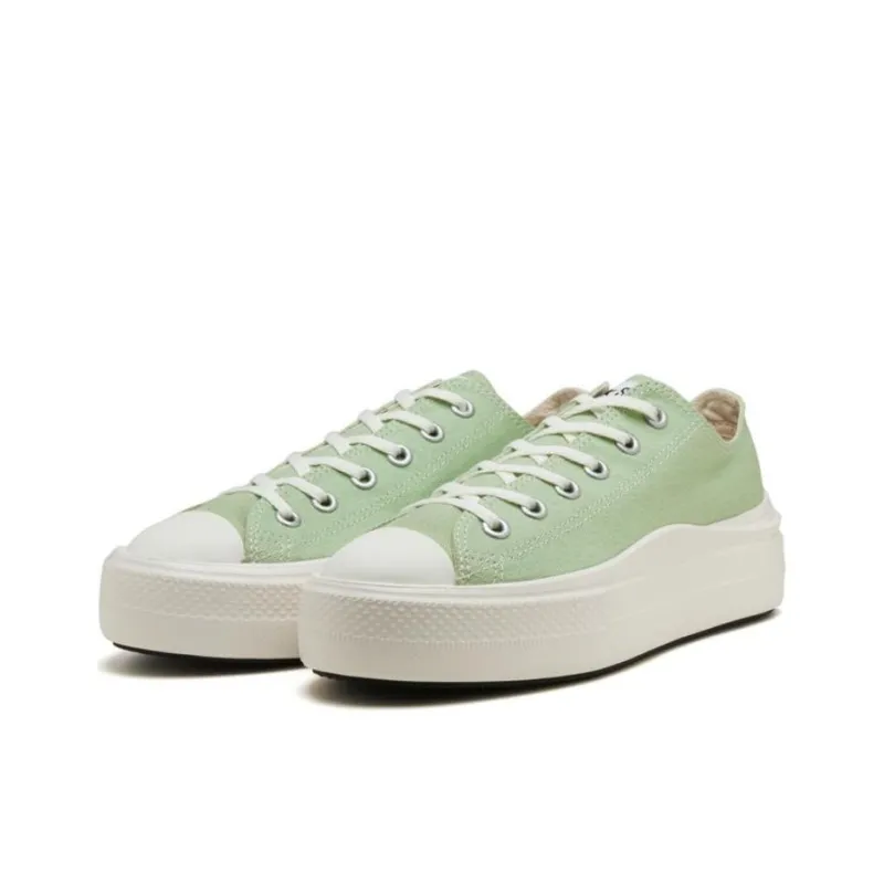 Converse All Star Light Anti Slip Wear Resistant Low Top Canvas Shoes Women's Green-1