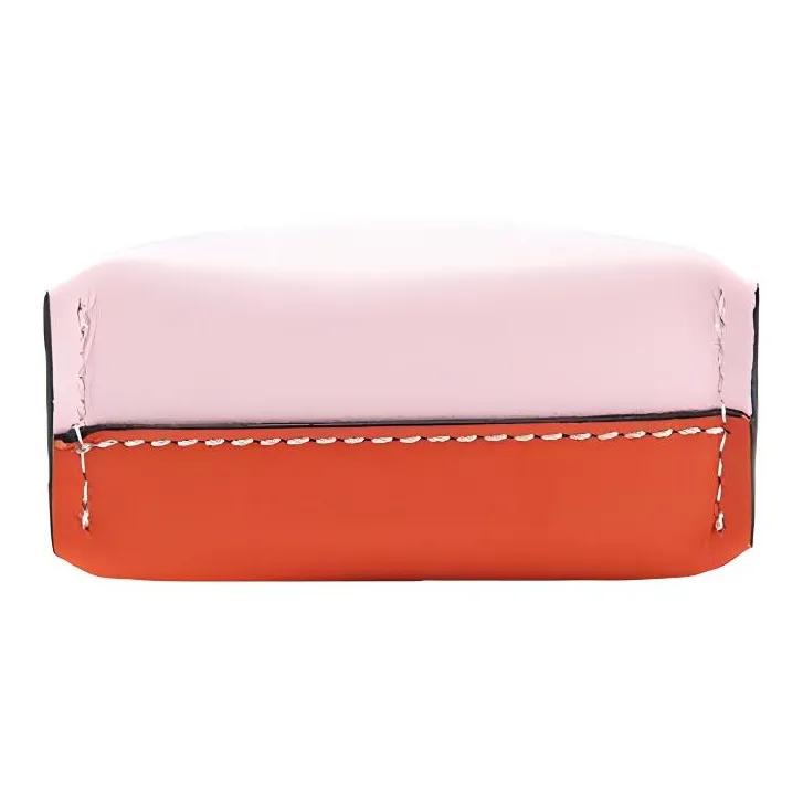 LOEWE Cow Leather Bucket Bags Crossbody Bag Shoulder Bag Women's Pink-4