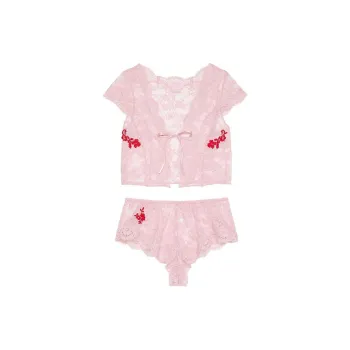 Victoria's Secret Pajama Set Women's Light Rose Pink