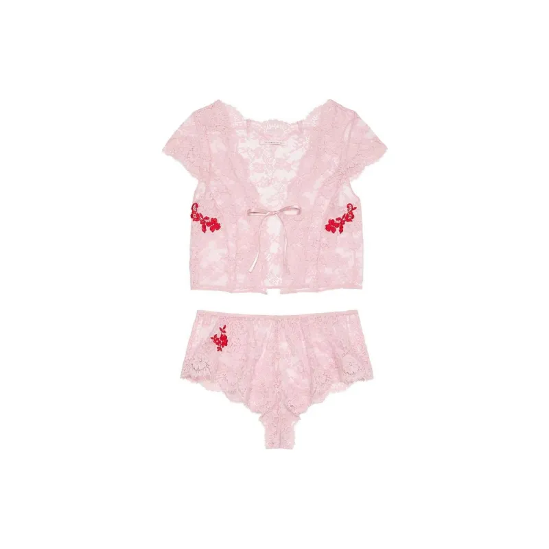Victoria's Secret Pajama Set Women's Light Rose Pink-0